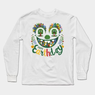 Happy Earthday Long Sleeve T-Shirt